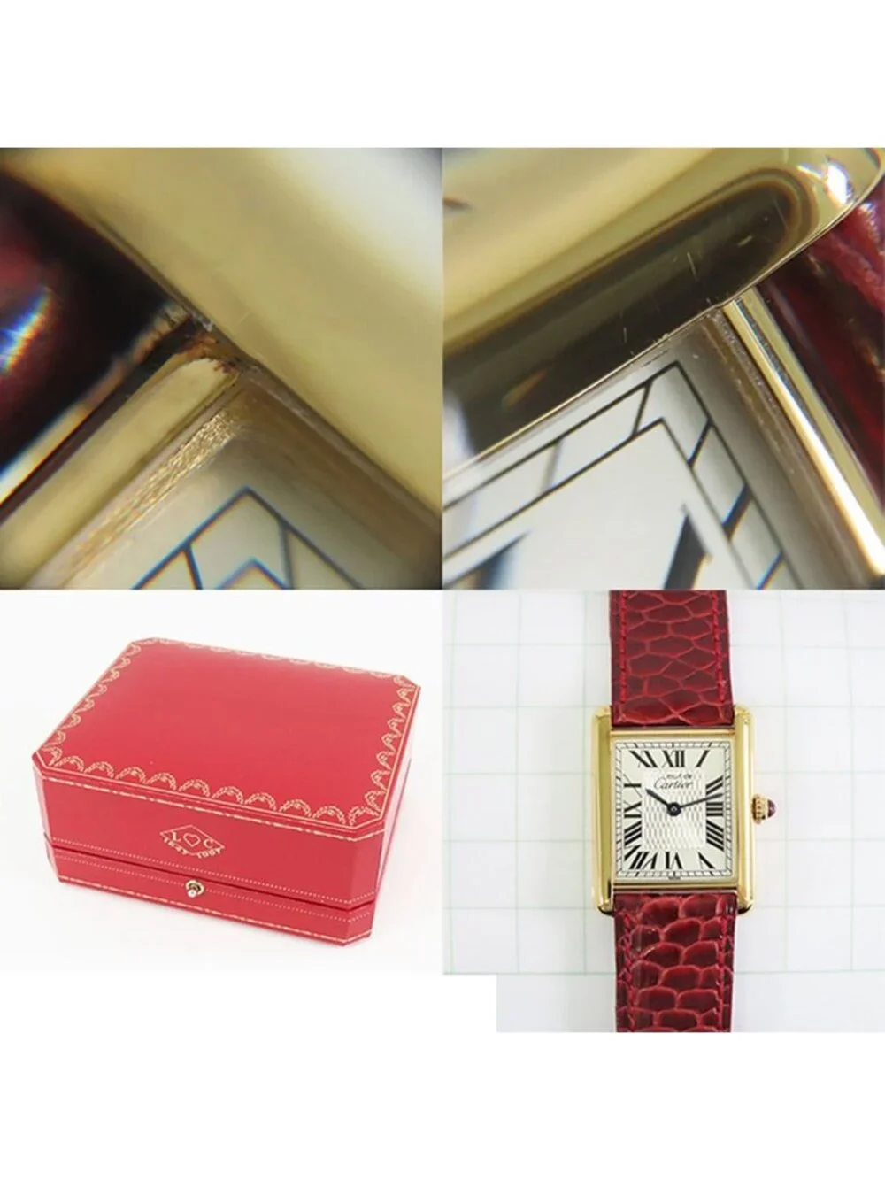 Cartier Must Tank LM Founding 150 Anniversary Book Limited Silver Leather SS